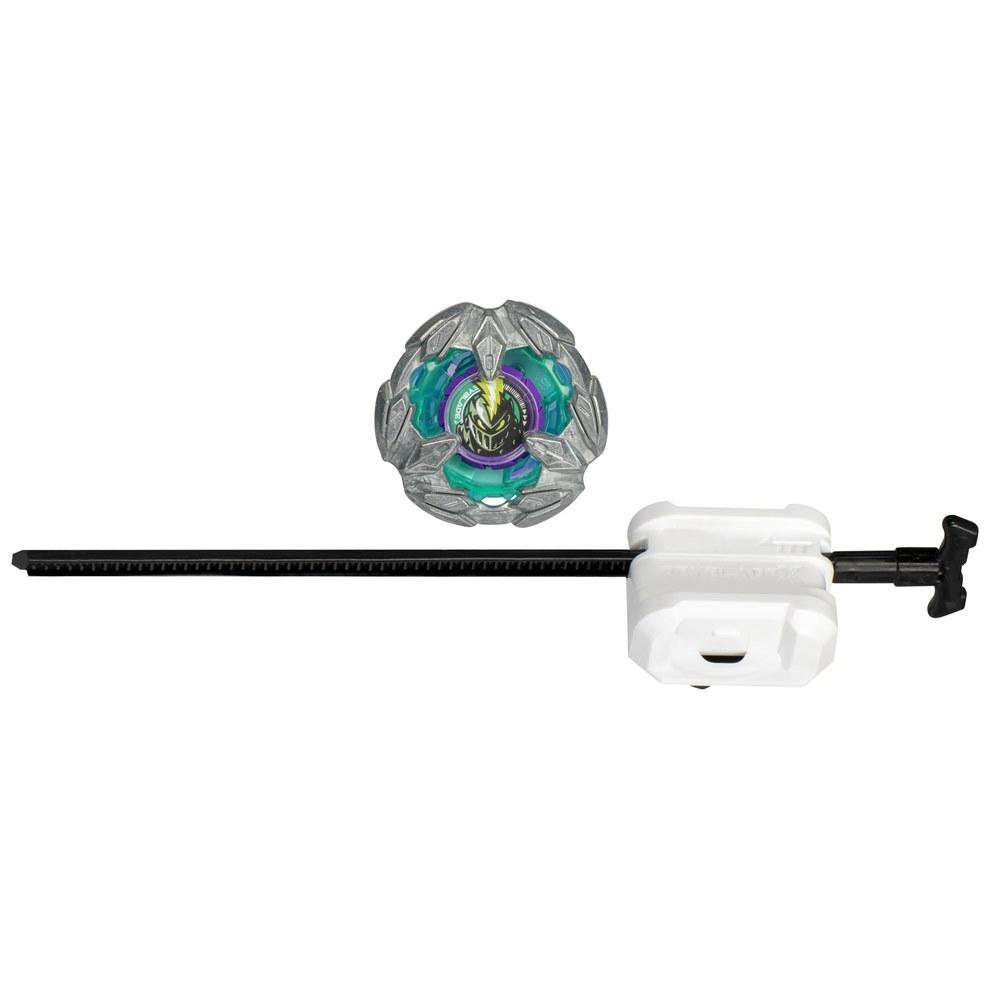 Beyblade Lance Night 4-80HN Starter Pack Defense Type Right Spin Top with Launcher for Boys and Girls Aged 8 and Up