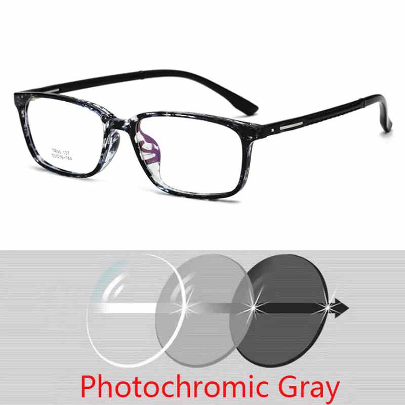Ultralight  Myopia Glasses Women&Men Fashion Square Plastic Frame Anti Blue Nearsighted Glasses With -0.5 -1.0 -1.5 To -6.0