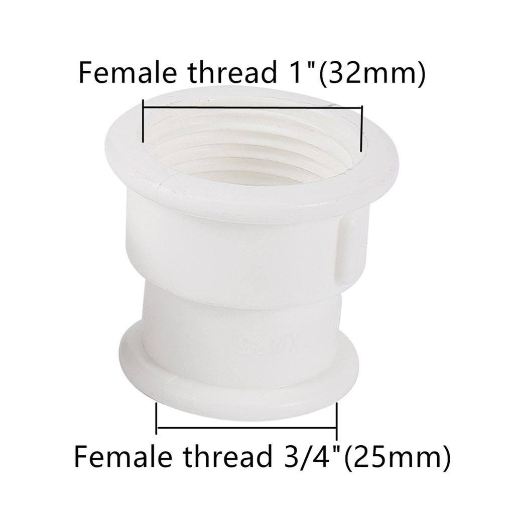 1" 3/4" 1/2"1” Thread Fittings Plastic Fittings Threaded Pipe Fittings Adapter Garden Irrigation Water Fittings