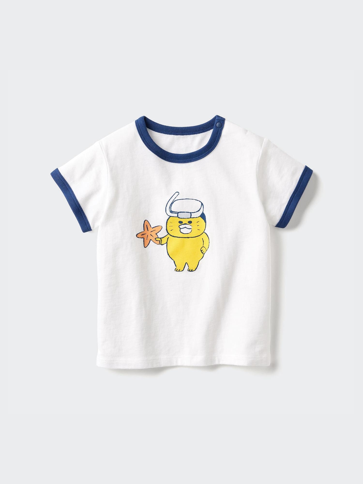 

Uniqlo Коллекция иллюстрированных книг Японии Ут Норанэко Гундан Уминотаби 68 BLUE/100