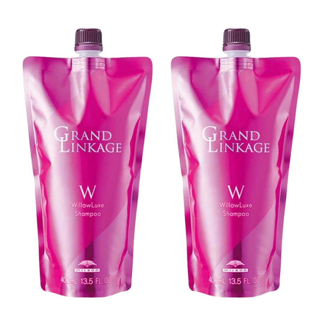 

Набор из 2 шампуней Milbon Grand Linkage Willow Luxe, сменный блок 400 мл, с благодарственной картой [оптовая покупка]