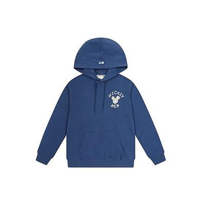 MLB X Disney Sweatshirts Unisex Blue Hooded Moderate Regular 31HDK1041-14U