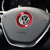 Aluminium Trim Car Steering Wheel Cover Logo Ring For VW Golf 6 7 Polo Tiguan Passat B6 B7 Touran Scirocco Beetle Jetta Caddy CCVA6