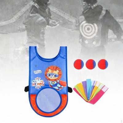 Dodgeball Game 3 Sticky Ball Preschool Launch Balls Games Vest for Campsite Interior Lawn