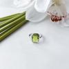 Серебряное кольцо с хризолітом 6.933ct, вес изделия 4,06 гр (2150701)
