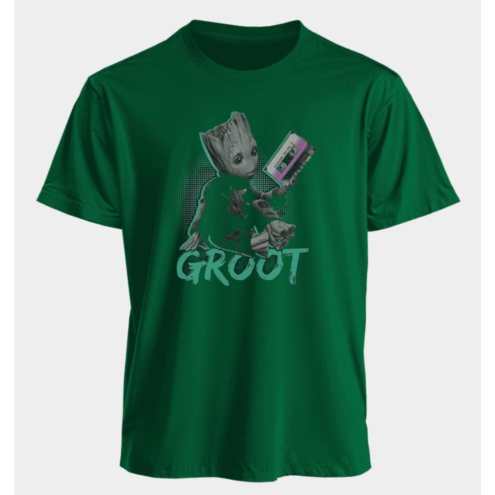 Men's and Women's T-shirts Groot Summer American Spring and Autumn New Classic Oversized Sporty Style Short-sleeved