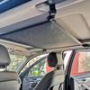 Space-saving Car Roof Storage Mesh Bag Double Layer Car Ceiling Cargo Mesh Pocket  Camping