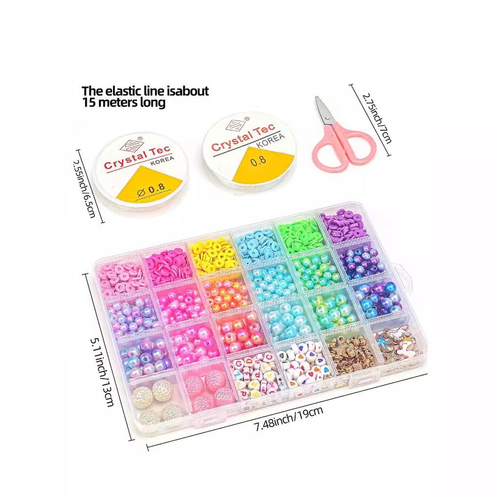 Beaded Diy Jewelry Unicorn Accessories Material Beads Handmade Beads Loose Beads Accessories Bracelet Full Set