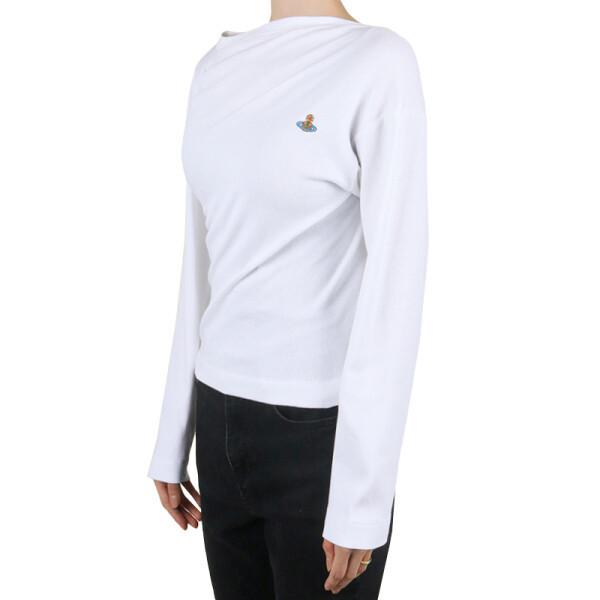 Vivienne WeStwood 25fw Women S Hebo Long Sleeve Tee White 3g01003y J009c A401