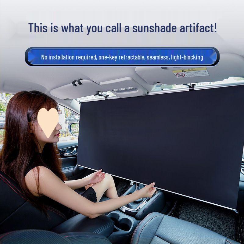 Sunshade Car Window Curtains - Windshield Protection & Heat Insulation.