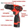 2 Speed 18+1 Torque Adjustment Variations Electric Cordless Drill Multi-Function Electric Screwdriver drill 16.8V