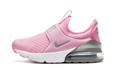 Air Max 270 Extreme Cushioning Low Top Kids Lifestyle Shoes Pink Children Aged 3 7 Years Old CI1107-600