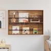 Magazine Shelf with Shelf Reclaimed Wood Style 100 x 12 x 70 cm Wood Based Material