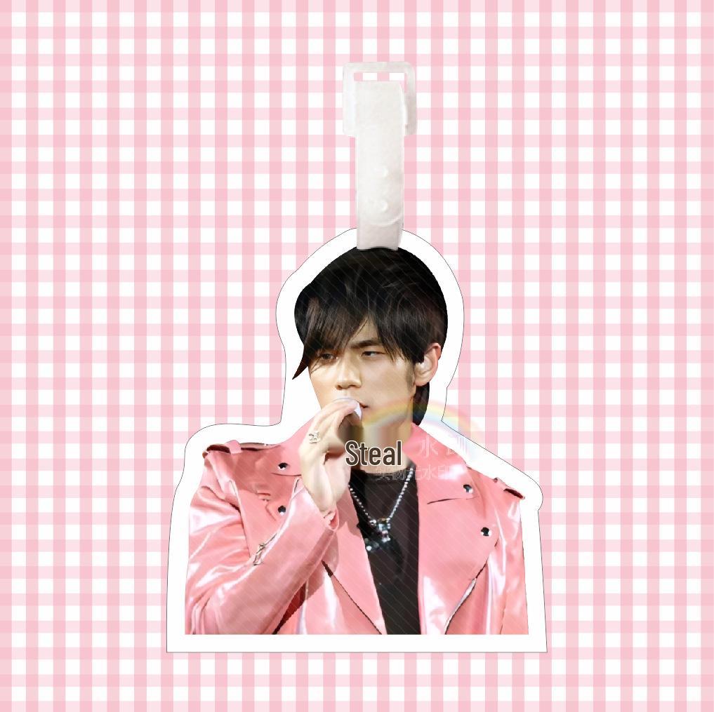 Jay Chou Luggage Tag Keychain Pendant for Backpack or Suitcase