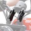 Motokano Rebel 250 500 Applicable CNC Aluminum Handlebar Riser 8.5cm Up Near 2.5cm (Black)