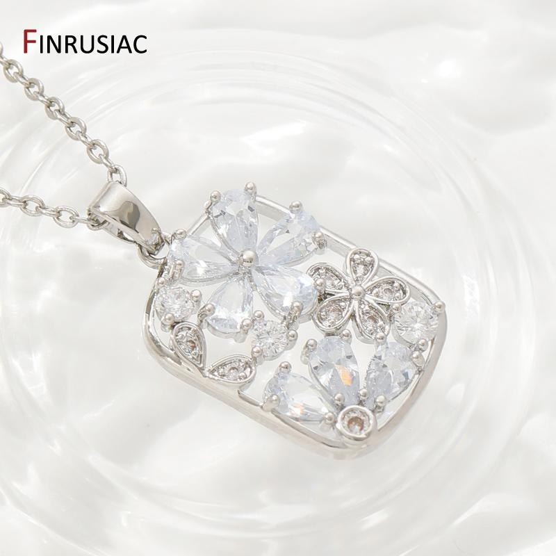 

New Trendy 18K Gold Plated Ballet Girl Charms Necklaces For Women Elegant Clavicle Necklace Jewelry Female Wedding Gift