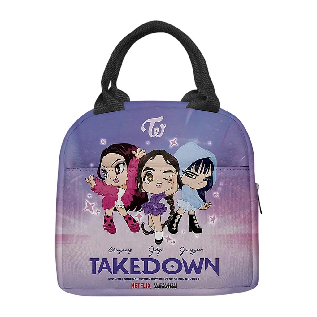 Personalized Printed Lunch Bag, Fashionable Handbag