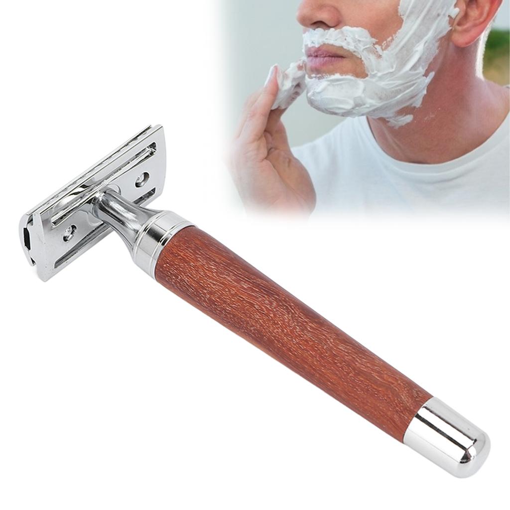 Shaving Razor Vintage Style Safe Accurate Double Edge Ergonomic Design Skin Friendly Safety Razor