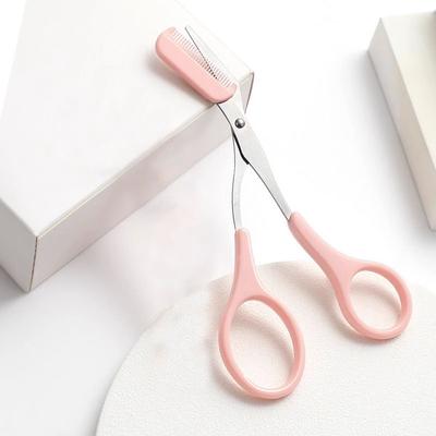 Eyebrow Scissors, Professional Sharp Grooming Trimming Scissors with Fine Tips for Precise Control, Easy To Use for Beginners