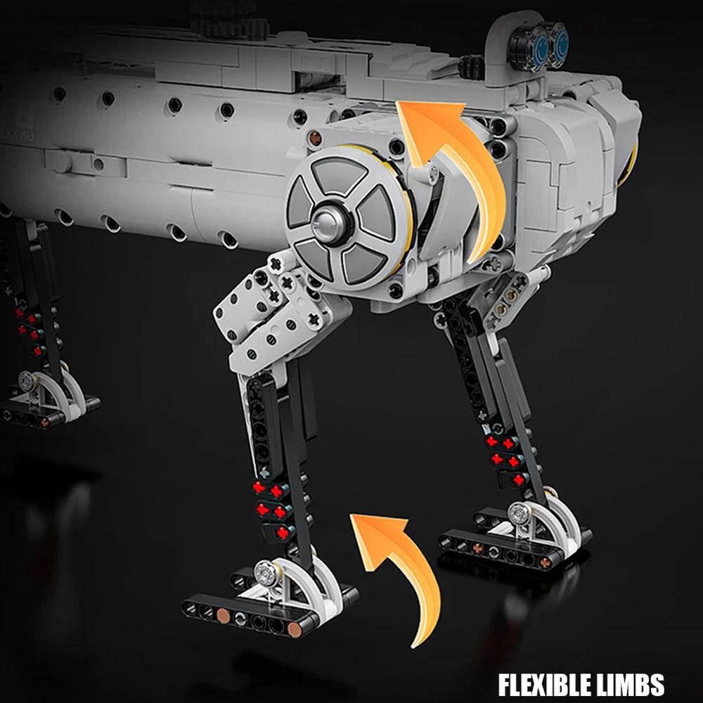 Remote Control Intelligence Robot Dog Building Blocks