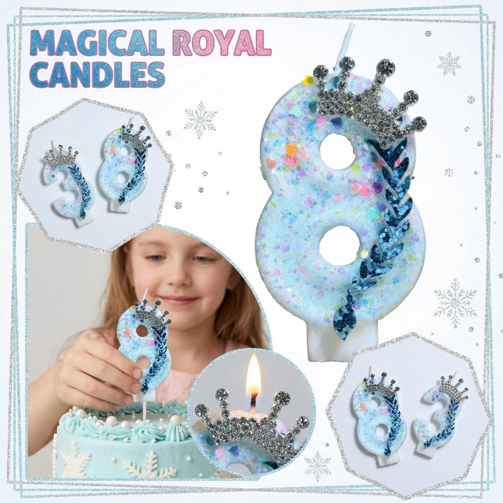 Fashion Cartoon Creative Birthday Candles Party Digital Candles