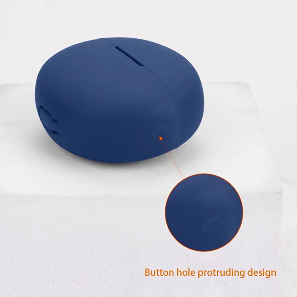 Für OnePlus Buds Pro 3 Bluetooth-kompatibles Kopfhöreretui Weiche Silikonhülle mit Anti-Lost-Schnalle