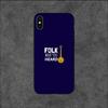 FOLK MUSIC Phone Case For iPhone 11 12 Mini 13 14 15 Pro XS Max X Plus SE XR Shell