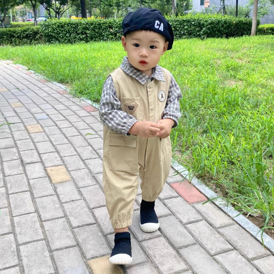 Șosete de podea moi pentru bebeluși, pantofi cool pentru copii mici, culoare solidă, antiderapante, pantofi pentru copii