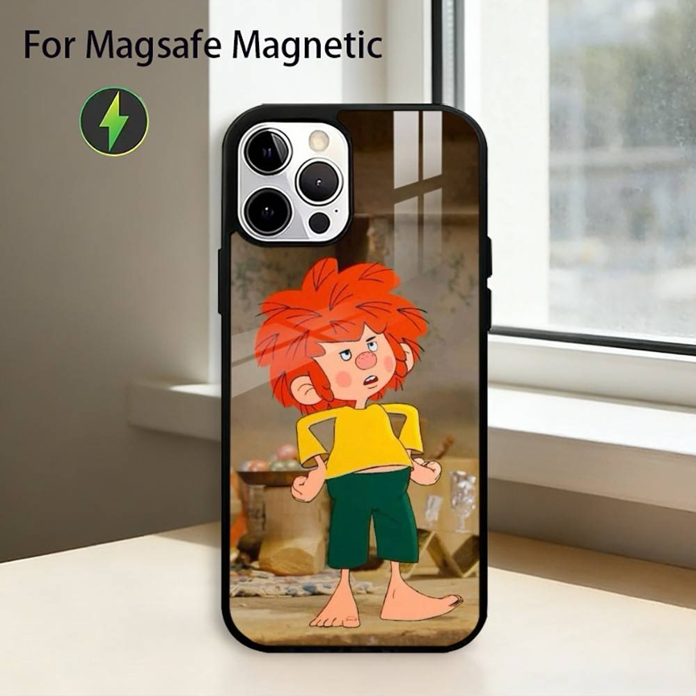 M-Meister E-Eder und Sein Pumuckl Phone Case For iPhone17,16,15,14,13,12,11 Plus,Pro Magnetic For Magsafe Wireless Charging iPhone12