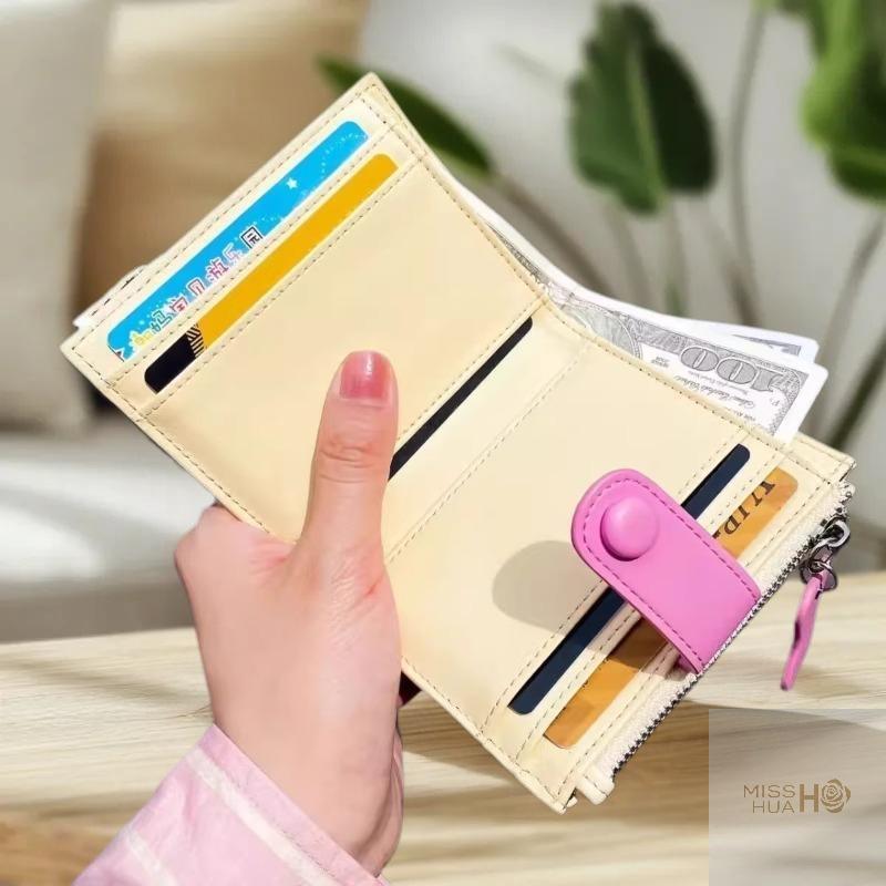 Chic Pu Leather Wallet With Cartoon Dachshund Embroidery, Coin Pouch, Ins-Style Card Bag, Small Money Pouch, Ideal Gift