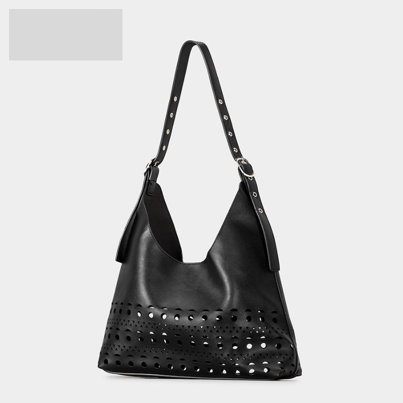 

Bucket Bag,A Niche Design with Carved Shapes Is A Commuter Single-shoulder Bag and A Women s Underarm Bag чорний