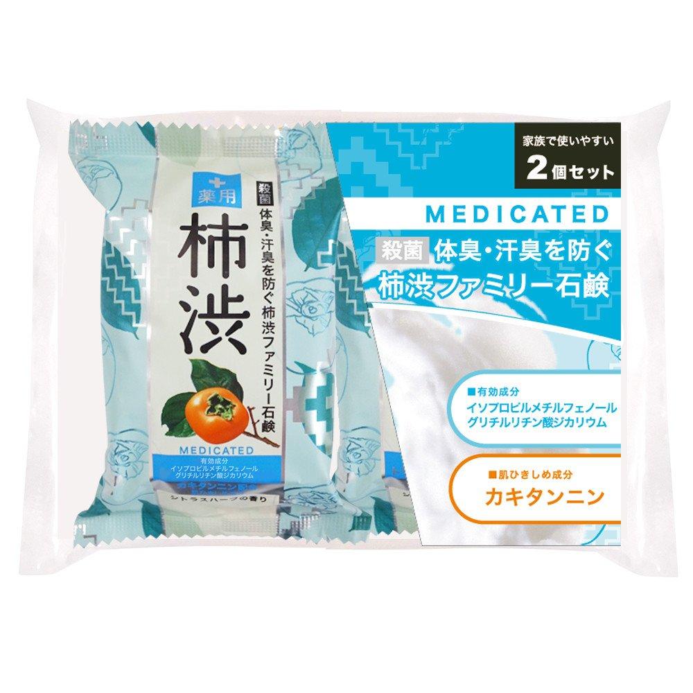 Pelican Soap Pack of Pelican Persimmon Tannin Family 80g x 2 x 5 sets [Value 5] Soap,