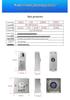 Narrow Frame Metal Exit Button Switch, Surface Mounted, Self-Resetting, Normally Open/Closed, Mini Type with Back Box.