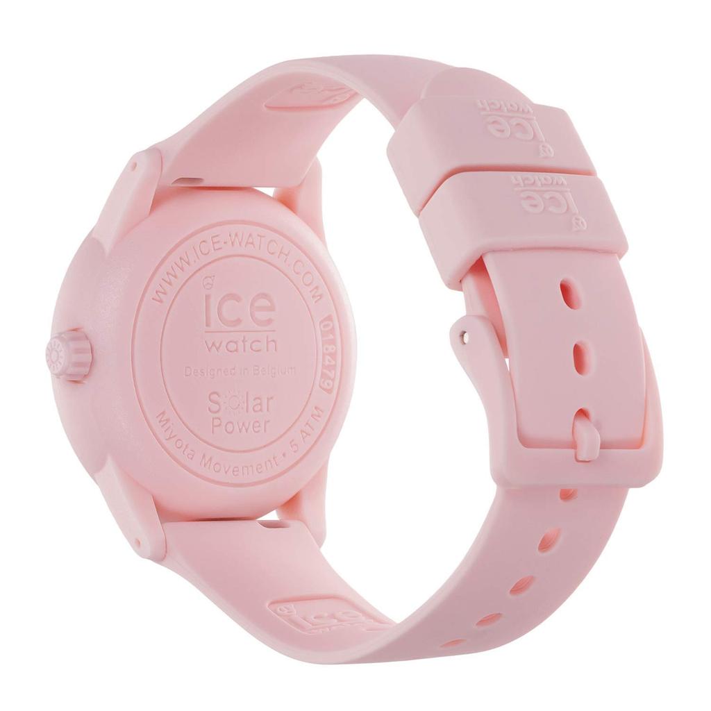 Authorized Watch 018479 Solar Powered Pink Lady Small 3H Watch Ice-Watch Women's