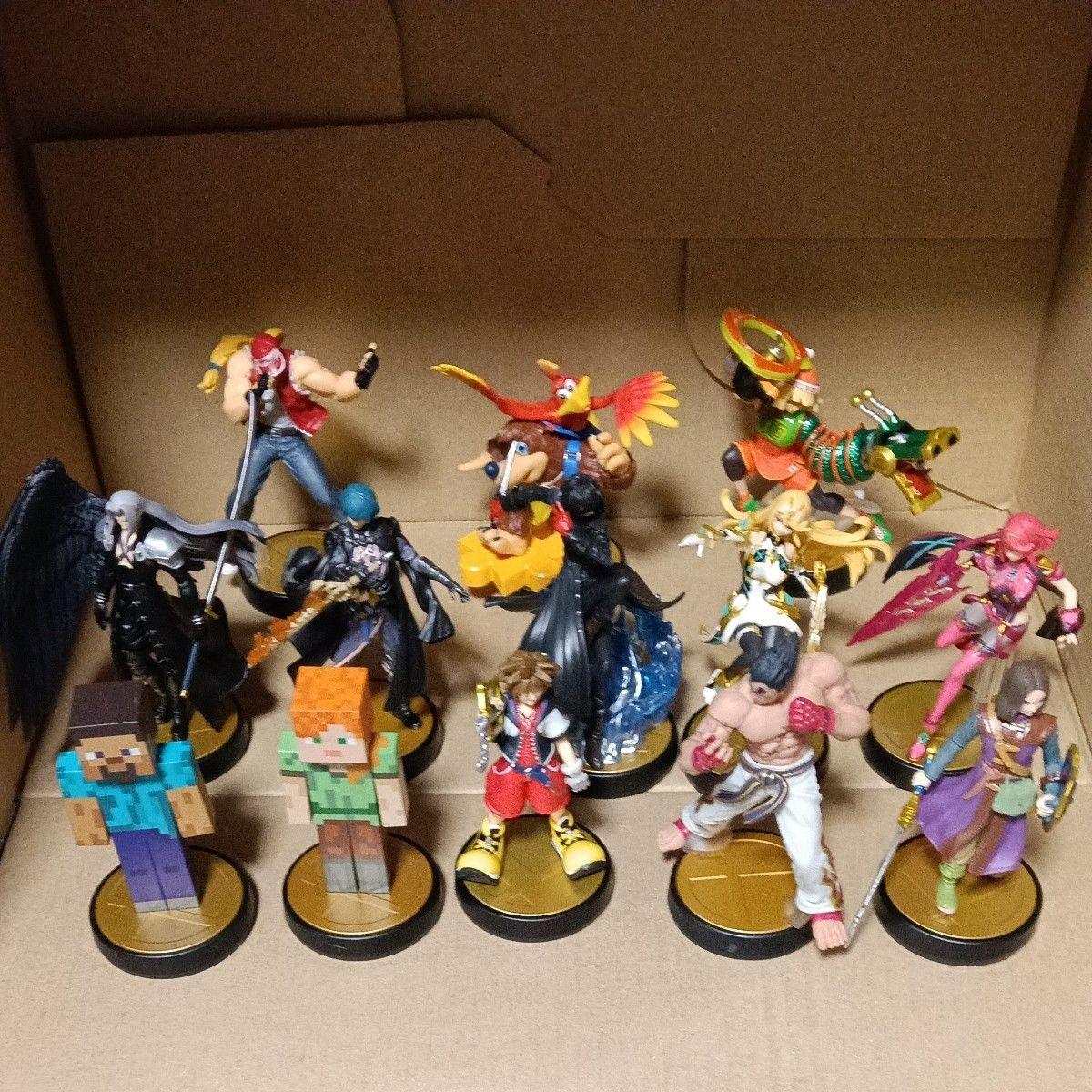 Использованные amiibo Super Smash Bros. Персонажи DLC 13 полный набор Сора Хомухика Майнкрафт Сефирот Герой Кадзуя