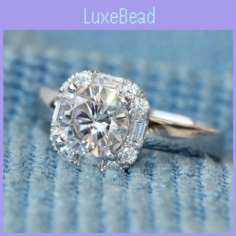 Elegant Silver Plated Wedding Ring For Women With Square Simulated Zircon