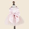 Pink Pearl Bow Tutu Dress Cats Dogs Premium Party Gown Pet Photo Shoots Celebrations