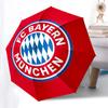 Bayern Munich, Football Club Automatic Opening and Closing, 8 Rib Structure Portable Umbrella, Suitable for Men and Women In All Seasons  Pe