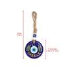 Hand of Fatima Lucky Eye Keychain Blue Eye Car Hanging Charm Lucky Eye Pendant  DIY Trinkets