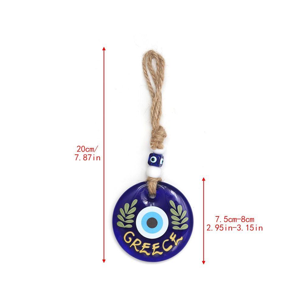 Hand of Fatima Lucky Eye Keychain Blue Eye Car Hanging Charm Lucky Eye Pendant DIY Trinkets