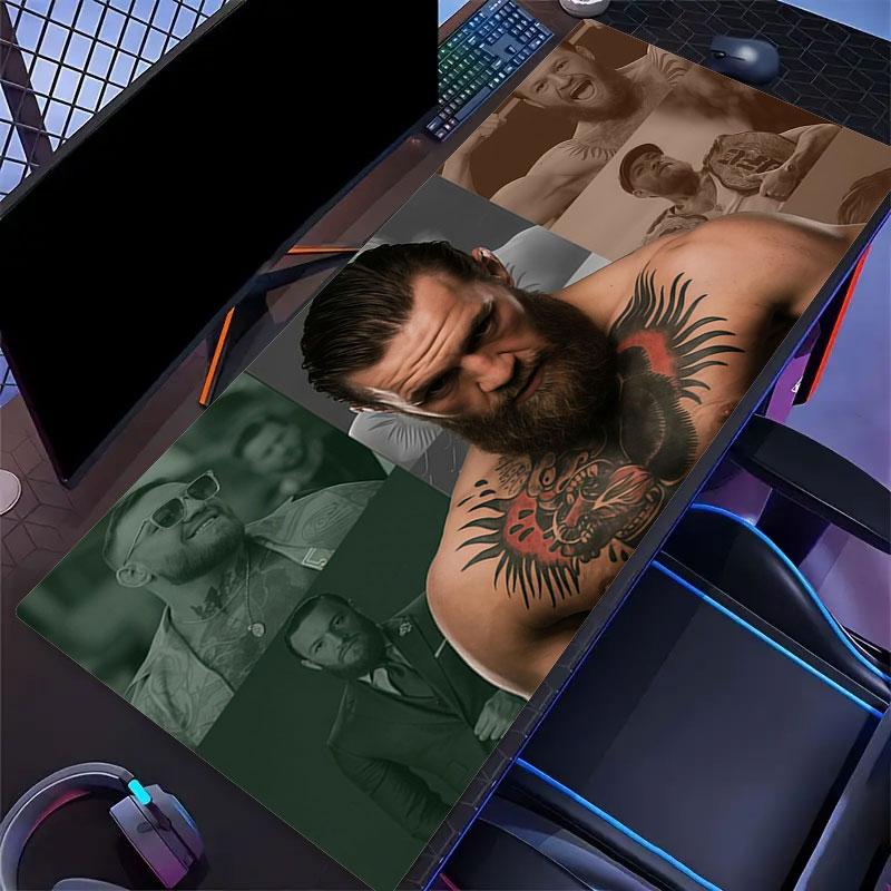 The Notorious Mouse Pad, Large Gaming Desk Mat, Non-slip XXL Mousepad for Laptop & Tablet, Mini PC Playmat with Stitched Edges