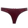 Lace Trim Cotton Women's Thong G-String - Sexy and Comfortable