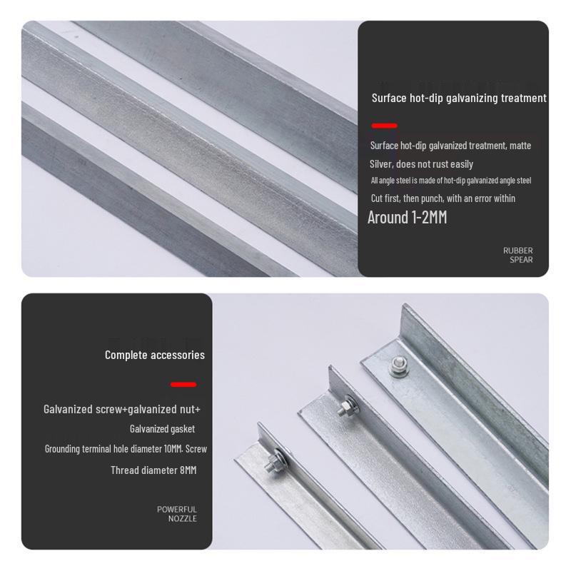 Angled Steel Grounding Pin with Lightning Protection and Security Lock