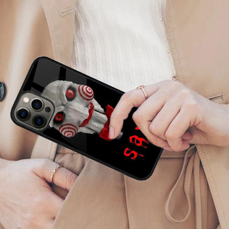 SAW The Jigsaw Killer Horror Film Magnetic Phone Case For APPLE iPhone 17 Air 16 14 13 12 Pro Max 15 Plus Wireless MagSafe Cover