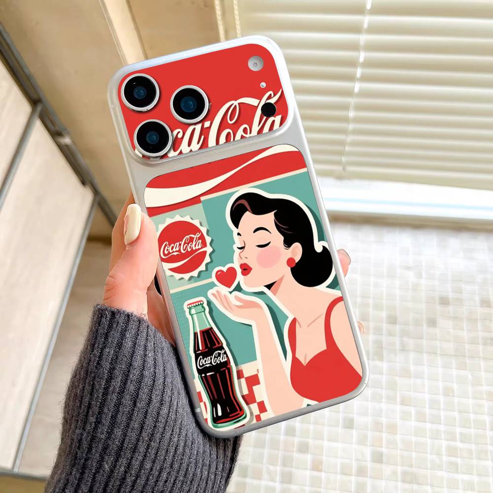 

Логотип C-Coca C-Cola Модная обертка-наклейка для IPhone17 Pro/17pro Max Наклейка на телефон, Skin, Защитная пленка на заднюю панель, Полное покрытие iPhone 17 Pro