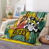 1PC Luffy D Patterned Flannel Blanket Suitable For All Seasons For Home Decor Warmth And Comfort Gifts Holiday Present