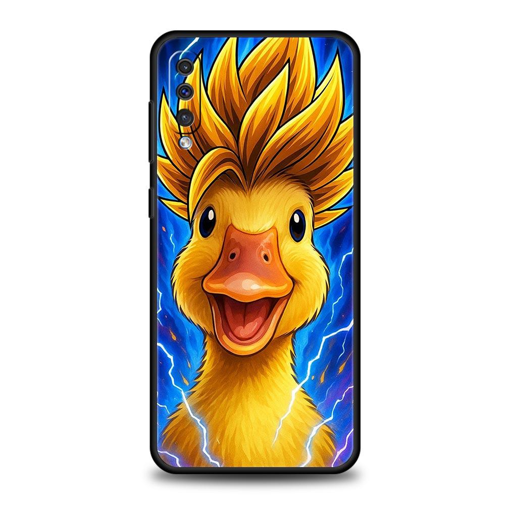 Cartoon Duck Phone Case for Samsung Galaxy A56 A36 A26 A16 A34 A24 A42 A22 A20 A12 A40 A30 A10 5G Soft TPU Cover Shell Funda Bag