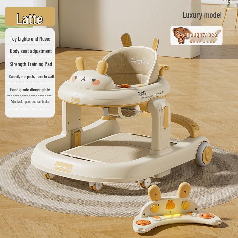 Babywalke Anti-O-Leg Baby Walker, Anti-Rollover, 6-18 Months Baby Push Assist