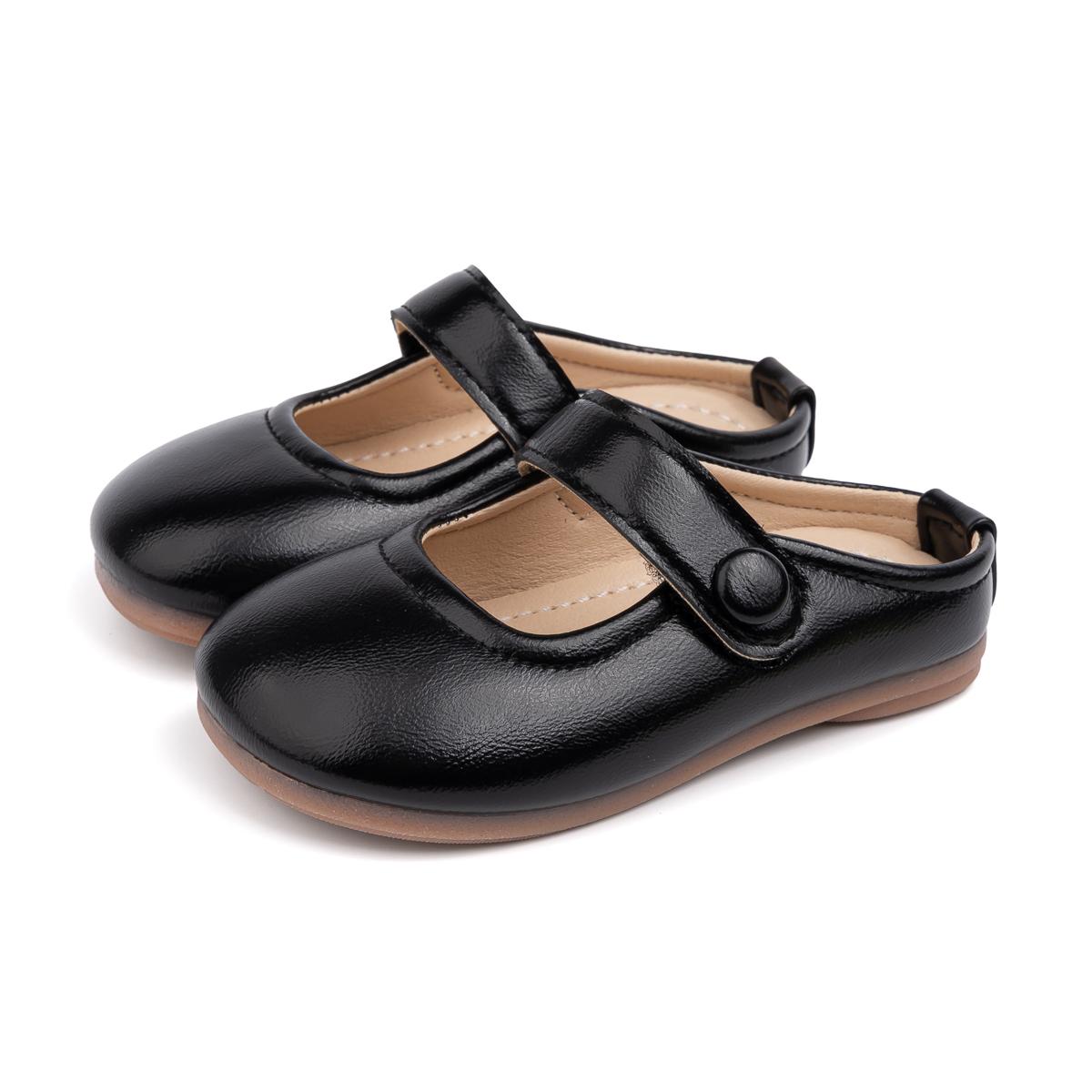 

Girls Mary Jane Flats Toddler Little Kid Velcro Soft Sole Princess Dress Casual Shoes 24
