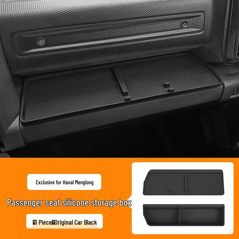 Haval Menglong Passenger Seat Silicone Storage Box for Car Interiors